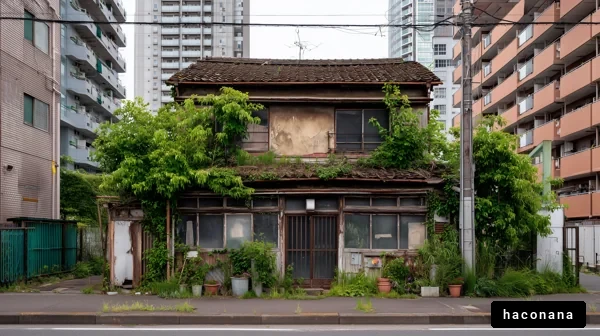 廃墟と自然の共存