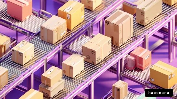 物流センターのパッケージ