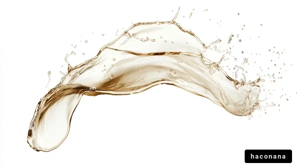 流れる水の美しい形