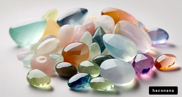 カラフルな宝石の集まり