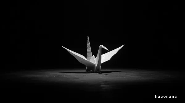 白鶴の折り紙アート