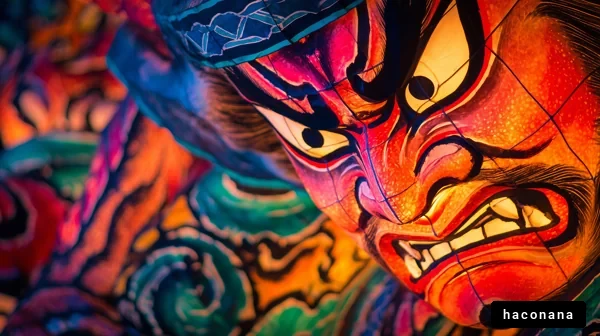 色鮮やかな伝統的な灯籠