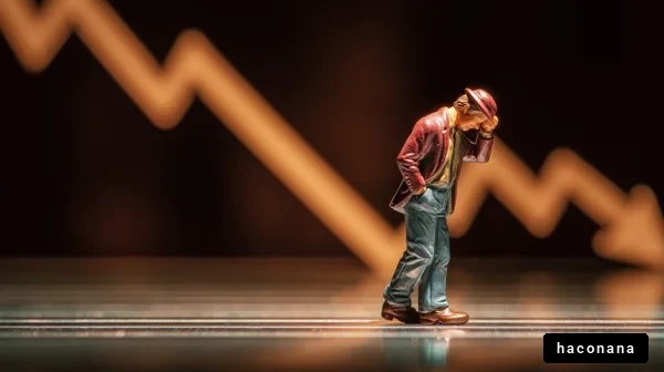 経済の下落を象徴する