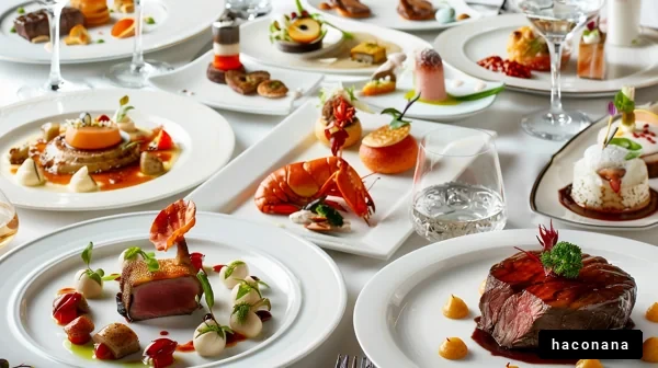 美味しい料理と贅沢な食事