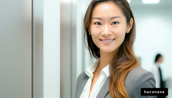 ビジネスマンの女性のポートレート