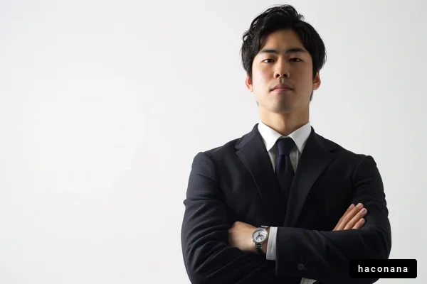 自信に満ちたビジネスマン