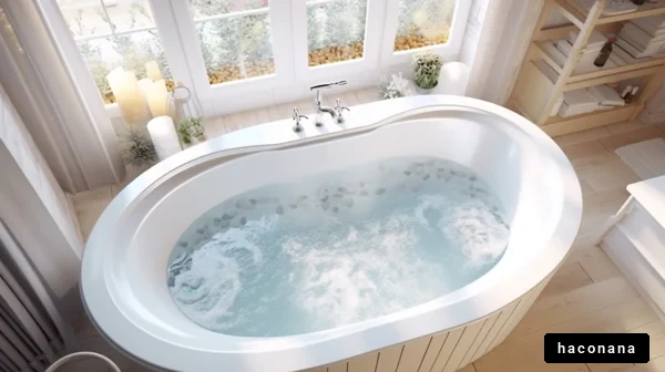 アメリカンスタイルのバスタブ
