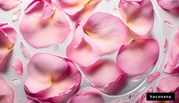 水面に浮かぶ花びら