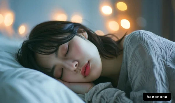 心地よい眠りの瞬間