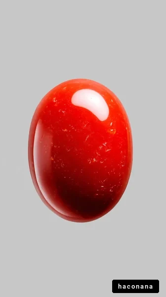 光沢のある赤い卵