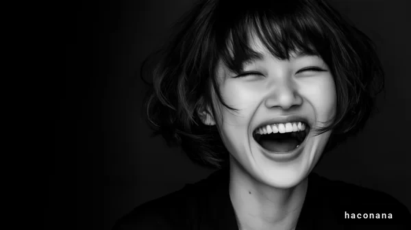 笑顔の女性のポートレイト