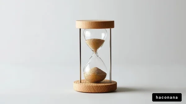 砂時計と時間の流れ
