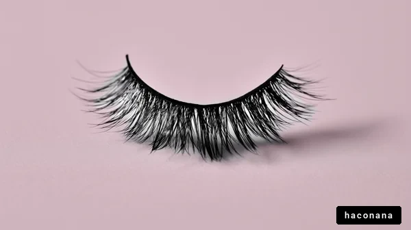 美しいまつげのクローズアップ