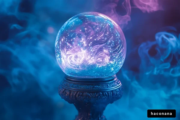 幻想的な水晶玉