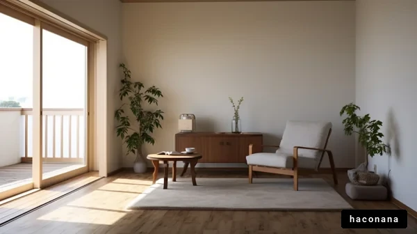 モダンなリビングルームの景色