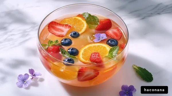 フルーツたっぷりのサングリア