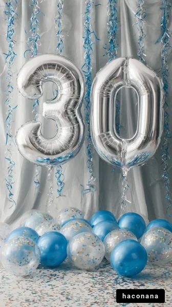 誕生日パーティの装飾