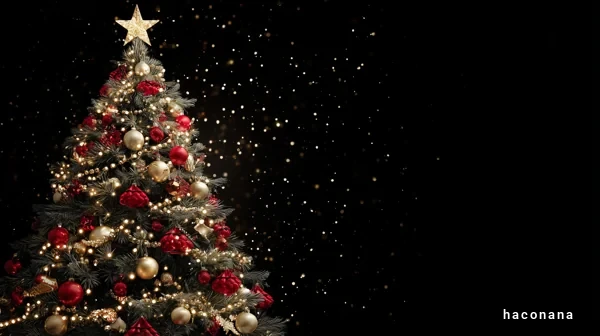 華やかなクリスマスツリー