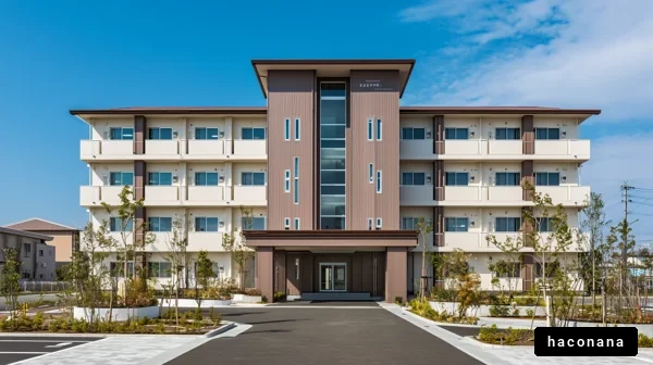 現代的なアパートメントビル