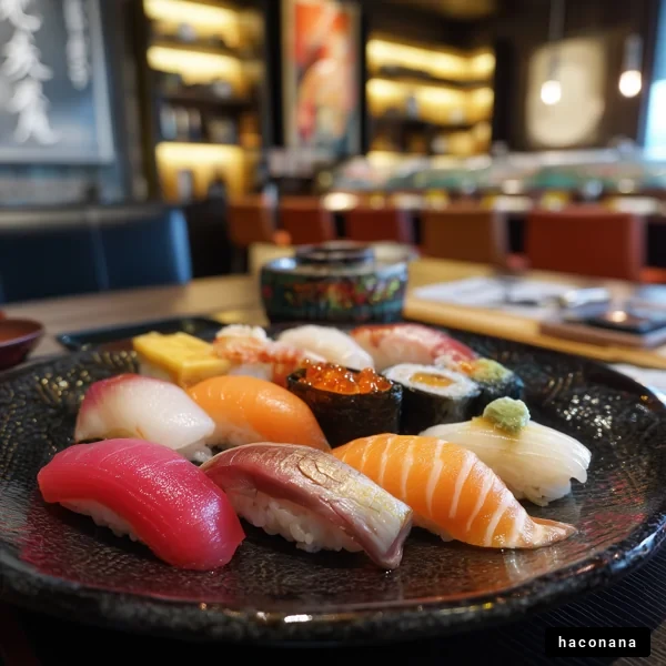 美味しい寿司の盛り合わせ