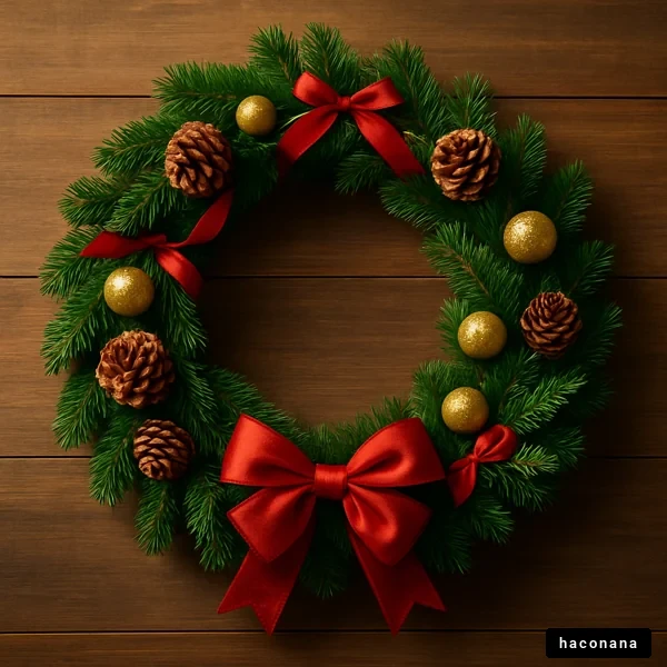 クリスマスのリース