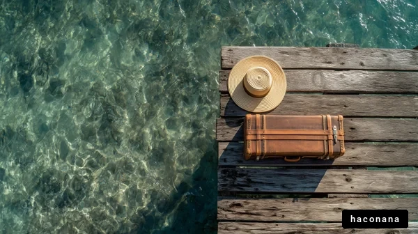 夏の旅支度の風景