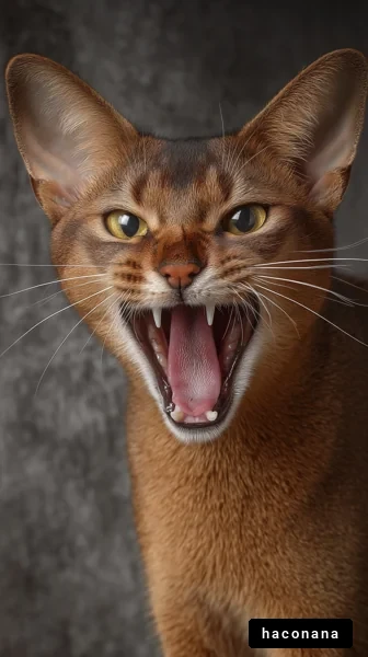 怒った猫の表情