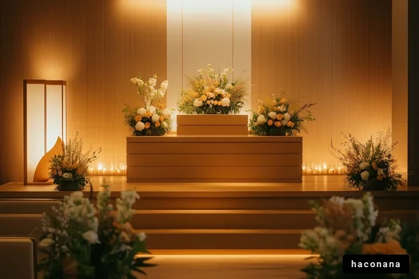 華やかな祭壇の風景