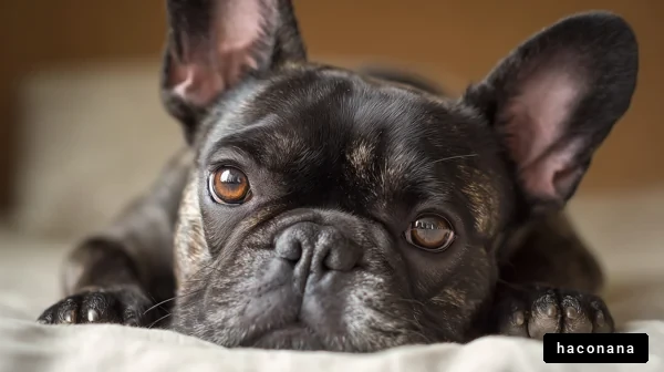 寝ている犬のクローズアップ