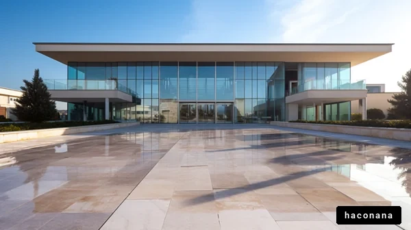 モダンな建物の外観