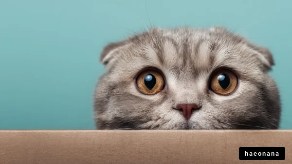 箱の中の可愛い猫