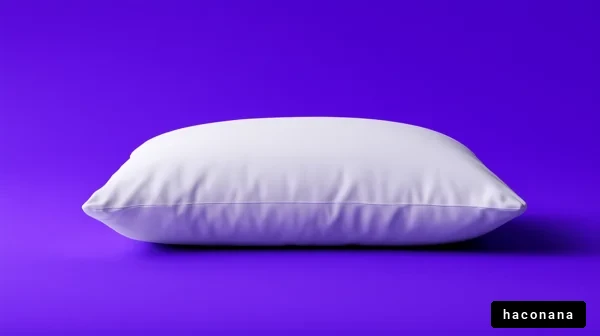 シンプルな枕の画像