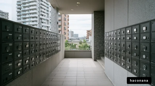 現代的な郵便受けの風景