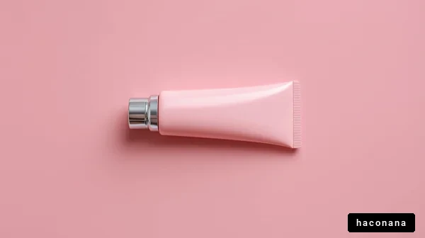 ピンクのチューブと背景