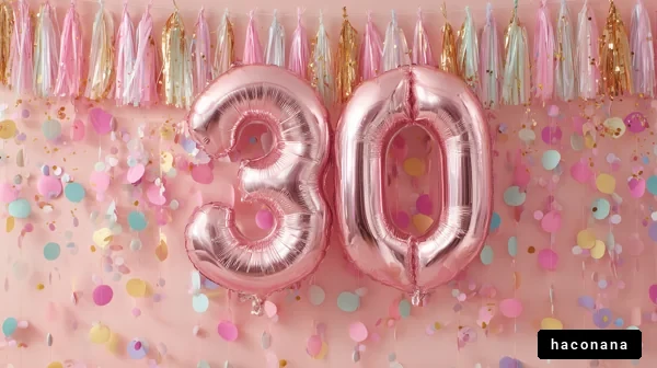 華やかな30歳の誕生日