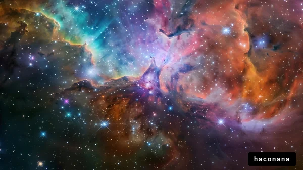 宇宙の壮大な景色