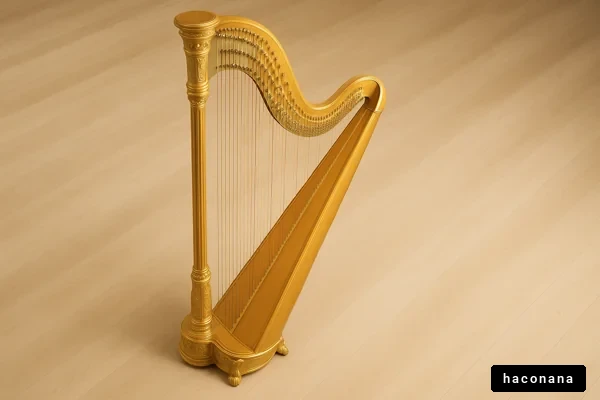 美しいハープの楽器