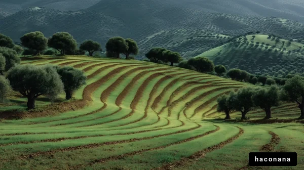 緑の美しい農地風景