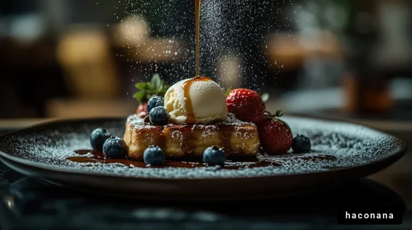 美味しそうなデザートプレート