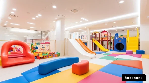 カラフルな子供の遊び場