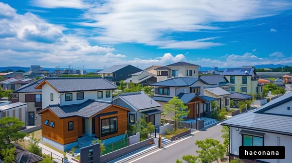 美しい住宅街の風景