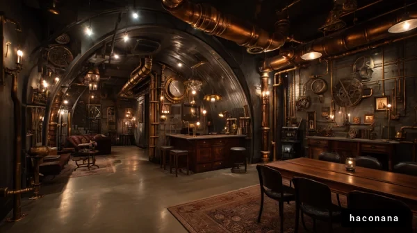 レトロなスチームパンク空間
