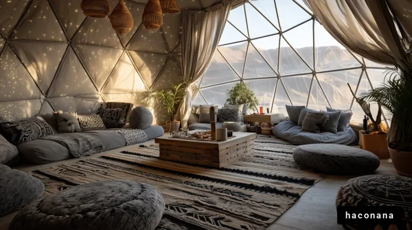 居心地の良いドーム型空間