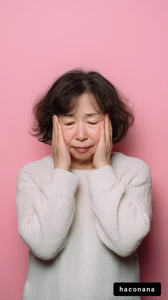 悩みを抱える女性の表情