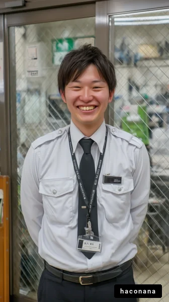 ビジネスシーンの笑顔