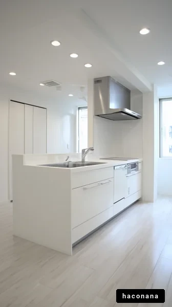 モダンなキッチンの内装