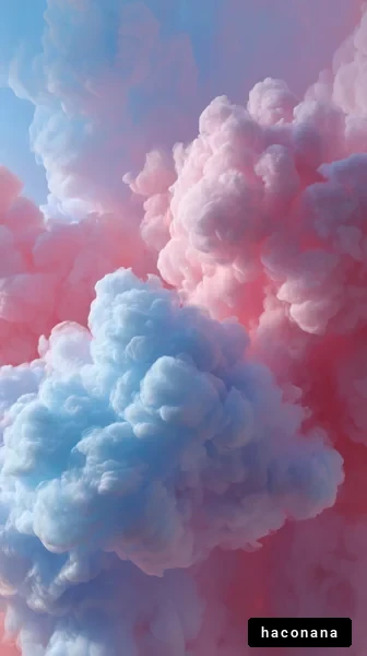 色彩豊かな雲の風景