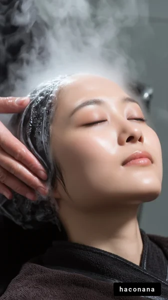 ヘッドスパでリラックス