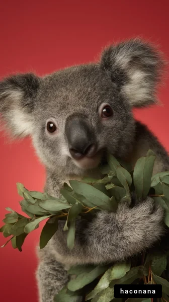 かわいいコアラのポートレート