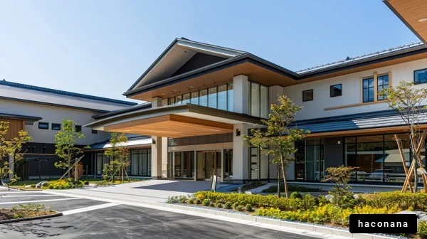 現代的な和風建築の外観